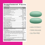 GNC Women’s Ultra Mega Multivitamin Caplets, Clinically Proven to Feel Better, Immune Support, Vitamin A, B, C, D, Iron, Biotin, Beauty, Gluten Free, Timed Release, 90 ct, 45 svgs