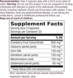 Nature's Way Premium Blend Urinary with Cranberry, 1,260 mg per Serving, 100 Caps (Pack of 2)