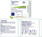 Boiron Hyoscyamus Niger 15C Homeopathic Medicine for Restless Sleep - 80 Pellets