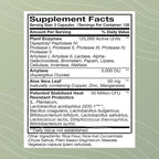 Optimal Health Systems Digest-A-Meal | Gut Health Enzyme & Probiotic | Bloating, Acid Reflux, & Indigestion Relief + Aloe Vera Leaf | Digestion Supplement | 270 Capsules Family Size