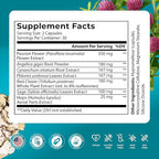 PUREHEALTH Research MenoHarmony - Herbal Menopause Supplement for Women - Female Hormone Balance for Hot Flashes & Night Sweats - with Passion Flower, Red Clover, Hops, Sage & More - 60 Capsules