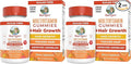 MaryRuth's Multivitamin + Hair Growth Gummies | with Lustriva® | Biotin 10000mcg | B Vitamins | Formulated for Thicker Hair, Wrinkles, Fine Lines, Skin Care | Ages 18+ | 30 Servings (Pack of 2)