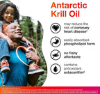 MegaRed - Omega-3 Krill Oil 350mg Softgels (130 Count in A Bottle), EPA & DHA Omega-3 Fatty Acids with No Fishy Aftertaste Unlike Fish Oil, Contains Antioxidant Astaxanthin
