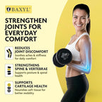BAXYL Liquid Hyaluronic Acid Supplement - Natural Citric Acid, Potassium Sorbate Ingredients Formulated Flavorless Syrup - Provide Healthy Cartilage & Bone Formation - 3 Bottles of 6 Fl Oz