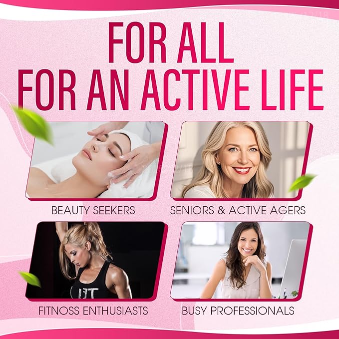 Collagen Peptides Gummies, Collagen Gummies for Women with Type I, II, III, V, X Collagen Peptides, Biotin,& Multivitamins, Promote Skin,Hair,Nail Health