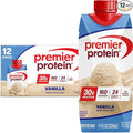 Premier Protein Shake, Vanilla, 30g Protein, No Added Sugar, 24 Vitamins & Minerals to Support Immune Health, 11 fl oz, 12 Pack