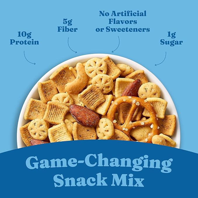 Catalina Crunch Protein Snack Mix with Cheese Crisps | 10g Protein, 1g Sugar per Serving | Good Source of Fiber, Keto, Gluten Free | Variety Pack 4 Flavors (Pack of 4) - Packaging May Vary
