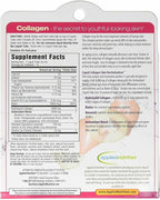 Lumintrail Liquid Collagen Skin Revitalization Dietary Supplements 10 Liquid Tubes with Pill Case