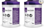 Professional Disposables Surface Disinfectant Super Sani-Cloth Wipes, 160Count (Pack of 2)