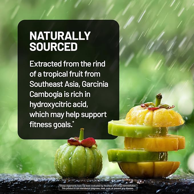 Naturewise Garcinia Cambogia - 60% HCA Concentration Extract, Natural Support for Weight Goals and Energy Levels - Vegan, Non-GMO, Gluten Free - 90 Capsules[1-3 Month Supply]