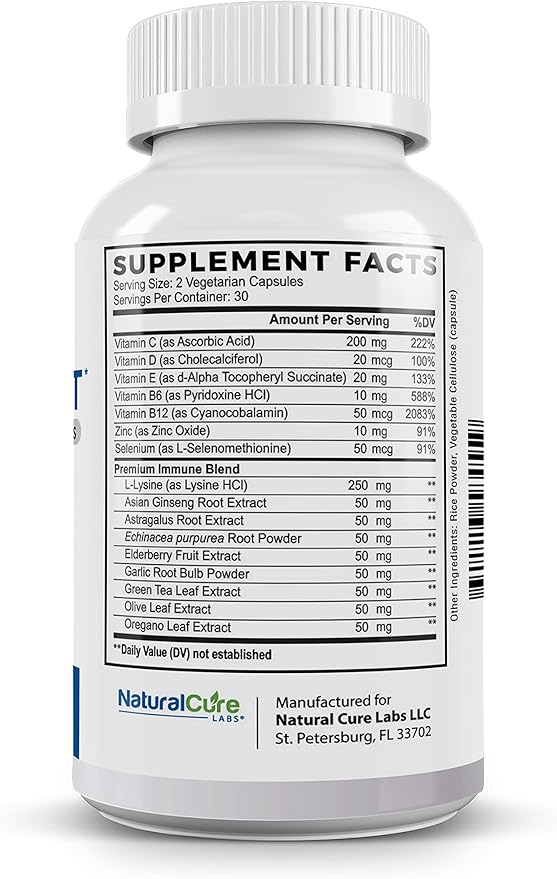 Natural Cure Labs Premium Immune Support