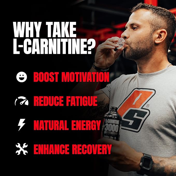 ProSupps L-Carnitine Liquid 3000, Stimulant-Free Liquid Shots for Men & Women - Clean Workout Drink for Energy, Performance & Muscle Recovery - No Sugar, No Carbs - 31 Servings, Blue Razz