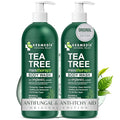 Tea Tree Body Wash MaxTherapy, Itchy Skin Relief Soap, Soothes Jock Itch, Athlete's Foot, Acne, Eczema, Psoriasis & Sensitive Skin, Intimate Wash, Men & Women, 2-Pack, Original Edition