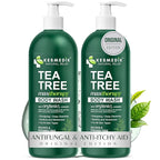 Tea Tree Body Wash MaxTherapy, Itchy Skin Relief Soap, Soothes Jock Itch, Athlete's Foot, Acne, Eczema, Psoriasis & Sensitive Skin, Intimate Wash, Men & Women, 2-Pack, Original Edition