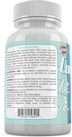 Daily Health - Pure Okinawa Coral Calcium - Marine-Grade Supplement with 72 Trace Minerals - 1475mg, 540 Vegetable Capsules (6 Month Supply)