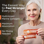 12,000mg Marine Collagen Liquid Shots| High Strength Hydrolyzed Marine Collagen Peptides w/Hyaluronic Acid & Vitamin C for Skin, Hair & Joints | Orange, 14 Daily Servings 30ml