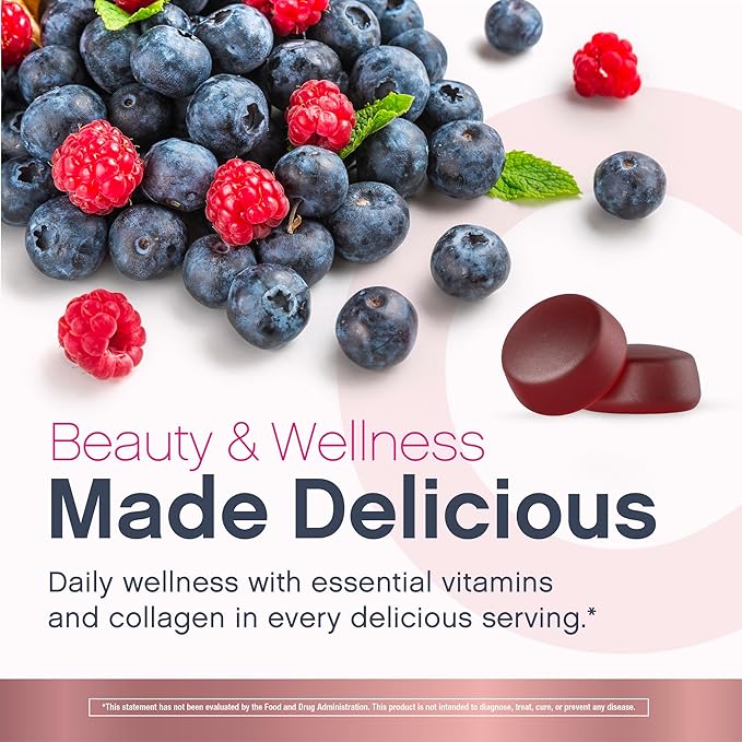 NeoCell Women's Multi Gummy with Collagen | 120 Gummies | Essential Vitamins & Minerals | Berry Flavor Supplement