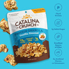 Catalina Crunch Protein Granola - Low Sugar Breakfast Cereal with 13g of Protein - Gluten Free, Keto Friendly - Vanilla Almond - 8 oz. Bag (Pack of 1)
