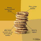 Honey Stinger Organic Mini Honey Waffles, Energy Stroopwafel for Exercise, Endurance and Performance, Sports Nutrition for Home & Gym, Pre and Post Workout, 1 Bag, 5.3 Ounces