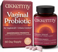 Vaginal Probiotics for Women with Akkermansia, L. Crispatus, Cranberry Pills, & D-Mannose - Supports Vaginal pH Balance for Women, UTI Support & BV Prevention - 60 Day Supply | USA Made