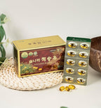 SOLNARA Pine Needle Oil (60 Capsules / 1Box) - Wild Crafted Red Korean Pine Needle, Certificated
