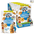 Lenny & Larry's The Complete Crunchy Cookie, Chocolate Chip, 6g Plant Protein, Vegan, Non-GMO, 4.25 Ounce Pouch (Pack of 6)