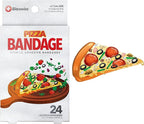BioSwiss Bandages, Pizza Shaped Self Adhesive Bandage Set, Latex Free, Sterile Wound Care, 24 Count