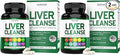 Liver Cleanse Detox & Repair (27 in 1 Formula - Milk Thistle, Dandelion Root, Turmeric, Artichoke Extract & More) - Detox Cleanse Supplement, Liver Support for Adults, Vegan - 60 Capsules (Pack of 2)
