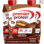 Premier Protein Shake, Chocolate Peanut Butter, 30g Protein, No Added Sugar, 24 Vitamins & Minerals to Support Immune Health, 11 fl oz, 4 Pack
