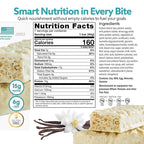 Wonderslim High Fiber Protein Bars, Fluffy Vanilla Crisp | 15g Protein, 6g Fiber | Low Sugar, Low Carb | Healthy Indulgence | Satisfying, Supports Energy & On-the-Go Convenience, 7 Pack