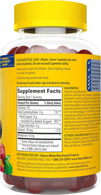 Nature Made Zero Sugar Melatonin 5mg Sleeping Gummies for Adults Extra Strength, 100% Drug Free Sleep Aid, Aspartame Free, 70 Sugar Free Melatonin Gummies, 70 Day Supply