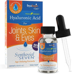 Hyalogic Synthovial Seven Liquid Hyaluronic Acid – Vegan Oral Joint & Skin Supplement, High Molecular Weight, Pure Hydration Support Supplements, 1 oz
