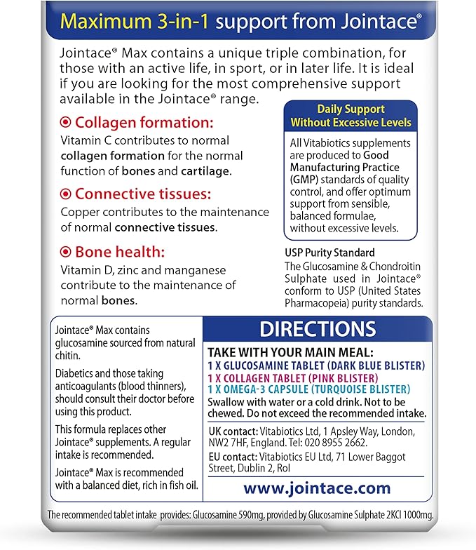 Vitabiotics Jointace Max Tablets - 84 Tablets