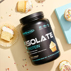 PEScience Isolate Whey Protein Powder, Vanilla Cupcake, 27 Servings, 100% Whey Protein Isolate, Low Carb, Fast Absorbing Post Workout Shake for Men and Women