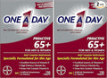 ONE A DAY Proactive 65+, Mens & Womens Multivitamin, Supplement with Vitamin_A, Vitamin_C, Vitamin_D, and Zinc for Immune Health Support*, Calcium, Folic Acid & More, Tablet, 150 Count (Pack of 2)