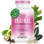 Pretty Privates Vaginal Tightening Pills for Women - Natural Intimate Health Supplement with Kacip Fatimah Manjakani & Noni Fruit - Elasticity Moisture & Wetness Support - 60 Capsules 1 Month Supply