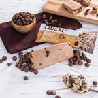 Quest Nutrition Chocolate Chip Cookie Dough Protein Bars,21g Protein,4,Net Carbs,1g Sugar,High Fiber,Gluten Free,Keto Friendly,4 Count (Pack of 2)