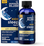Mommy's Bliss Kids Sleep Liquid with Melatonin & Calming Herbs | Melatonin for Children 3 Years & Up | Grape Flavor | Sugar Free | 4 Fl Oz (60 Servings)