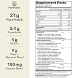 PlantFusion Complete Lean Plant Based Protein Powder - Prebiotic Fiber, Superfoods & Digestive Enzymes - Vegan, Gluten Free, Soy Free, Non-GMO - Vanilla 1.85 lb