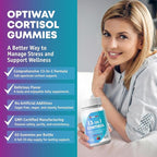 Cortisol Reducer Gummies for Women Men - 13-in-1 Daily Cortisol Detox Manager Supports Stress Mood Balance Focus & Health Balance - Reduce High Cortisol with Ashwagandha Magnesium L-Theanine