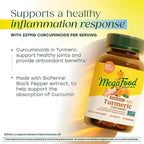 MegaFood Whole Body Minis Turmeric Curcumin Supplement - Turmeric Supplement With Black Pepper - 237 mg Curcuminoids Per Serving - Antioxidant & Immune Support - Vegan - 60 Mini Tablets, 30 Servings
