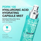 ANUA PDRN Collagen Glow Facial Serum Spray, Hydrating Face Mist, Hyaluronic Acid, dewy glass finish, All Skin Types, Instant Plumping Hydration, Firming Care, Korean Skincare, 3.38 fl oz (Pack of 2)