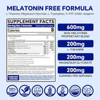 VEETAGYO Melatonin Free 5-HTP GABA Supplement Gummies for Adults & Kids 12+ with L-Theanine, Magnesium Glycinate, L-Tryptophan, Apigenin - Sugar Free, Strawberry Flavor, Vegan, 120 Count