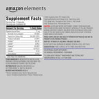 Amazon Elements Digestive Enzyme Complex, Vegetarian, Supports Healthy Digestion, 180 Capsules (Previously Revly)