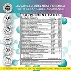 GLP-1 Support Supplement for Weight Loss - 32-in-1 with Probiotics for Fat Burn Boost Metabolism & Gut Health - Natural Daily Oral GLP1 Support for Women & Men - Vegan Gluten Free