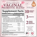 Vaginal Probiotics for Women - Gently Support Feminine Health, pH Balance, Healthy Odor & Vaginal Flora - 50 Billion CFU - Improved Formula with Lactobacillus, Prebiotics & Cranberry - 60 Capsules