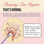 Legendairy Milk Collagen Peptides Powder & Prebiotic Fiber for Women, Digestive Health Drink Mix, Skin, Cellulite, Fine Lines & Regularity, Tropical Flavor Supplement, She’s Glowing 18 Stick Packs