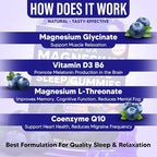 Lofux Magnesium Glycinate Gummies 400mg, Sugar Free Magnesium Gummies for Adults Women, Men, Chewable Supplement Gummy with L-Threonate, Vitamin D, B6, CoQ10 - for Calm, Sleep, Body Relaxation, 60 Ct