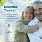 NAD+ Supplement 1000mg, Premium NAD+ & Resveratrol Complex for Energy & Anti Aging - 120 Capsules