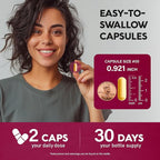 Vitamin B Complex for Men & Women - Riboflavin B2, B12, B1, B3, B5, B6, B7, B8, B9 | Vitamin C, Choline, Inositol - B-Complex Supplement - Energy, Brain & Heart Support - Made in USA, 60 Vegan Caps